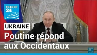 REPLAY  Vladimir Poutine sexprime lors dun Conseil de défense à Moscou et répond aux Occidentaux [upl. by Petersen]