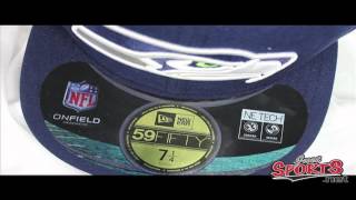 Seattle Seahawks New Era 59FIFTY On Field Hat Review [upl. by Naloj183]