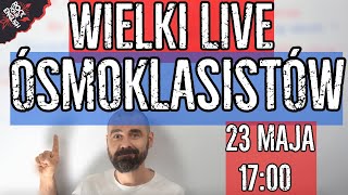 EGZ8 Wielki Live przed Egzaminem Ă“smoklasisty [upl. by Pillihp434]