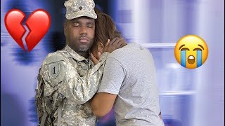 MY HUSBAND IS GETTING DEPLOYED BY THE ARMY PRANK [upl. by Semadar]