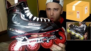 UNBOXING 700 in Hockey Gear  Bauer S20 Vapor X27 Roller Skates  Warrior Gloves  More [upl. by Oletta]