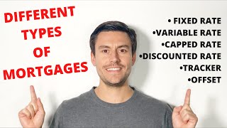 DIFFERENT TYPES OF MORTGAGES UK  MORTGAGES EXPLAINED [upl. by Rimaj344]