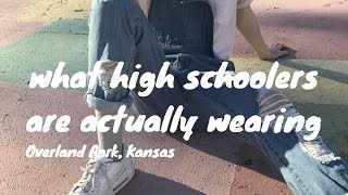 what high schoolers are actually wearing  Kansas City [upl. by Corvese413]