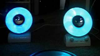 The iLit LED speakers jamming to a Metallica song [upl. by Bergwall]