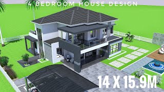 Beautifully Designed 4 Bedroom House Design with floor plan [upl. by Milone]