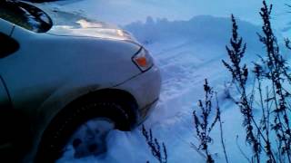 Mazda MPV 4WDпротив сугробов Mazda MPV vs 4WD drifts [upl. by Newlin461]