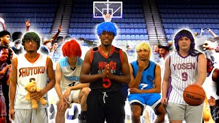 Anime Characters Playing Basketball In Real Life [upl. by Satsoc]