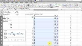 How to Simulate Stock Price Changes with Excel Monte Carlo [upl. by Shirley]