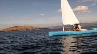 Canoe sailing round Gigha and Cara July 2013 [upl. by Margalo]