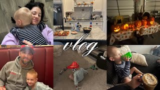 WEEKEND VLOG prepping for fall party  taking down decorations  nespresso flavors  calli gebken [upl. by Marguerite]