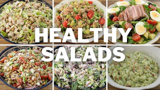 8 Healthy Salad Recipes [upl. by Oirotciv79]