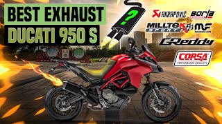 Ducati Multistrada 950 S Exhaust Sound 🔥 AkrapovicTermignoniAccelerationModsReviewComparison [upl. by Vastha310]