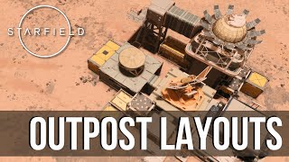 Starfield  Outpost Layout amp Building Tips [upl. by Eatnoled]