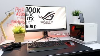 Php100k ASUS ROG miniITX Gaming PC Time Lapse Build ft In Win A1 [upl. by Abisha]