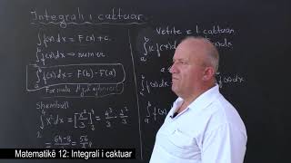 Matematikë 12  Integrali i caktuar [upl. by Ybroc]