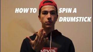 How to spin a drumstick How to twirl a drumstick [upl. by Llehctim914]