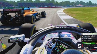 Last to  Challenge NICO HULKENBERG Racing Point  2020 British Grand Prix [upl. by Ailliw]