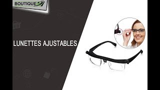 Les Lunettes ajustables pour une vue claire [upl. by Drofhsa]