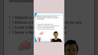 Avulsão Dental e Reimplante  Traumatismo Dentoalveolar  Concurso Odontologia [upl. by Aleka]