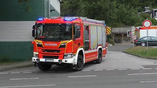 neues HLF Alarm während Fototermin Löschzug  TLF und PKW Feuerwehr Wülfrath [upl. by Aham642]