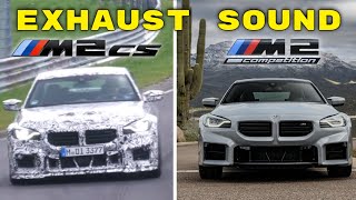 BMW M2 vs 2025 BMW M2 CS Exhaust Sound [upl. by Cock]