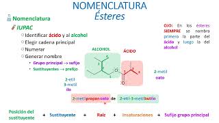 Nomenclatura de ésteres [upl. by Wood]