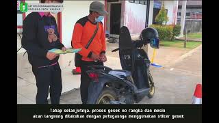 PROSES PERPANJANGAN STNK DI SAMSAT PONTIANAK GANTI PLAT [upl. by Alyahs]