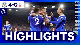 Foxes Stun Forest  Leicester City 4 Nottingham Forest 0  Premier League Highlights [upl. by Timmie]