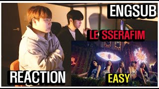 LE SSERAFIM 르세라핌 EASY MV REACTION [upl. by Nnayecats]