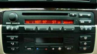 BMW Business CD 53 BlauPunkt Channel RDS Surf and BMW Bluetooth Voice Command [upl. by Cobb969]