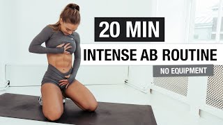 20 MIN INTENSE AB WORKOUT [upl. by Marva497]