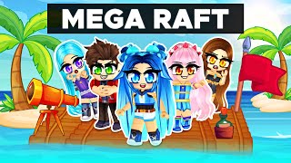 We built a MEGA RAFT in Roblox [upl. by Elleiand]