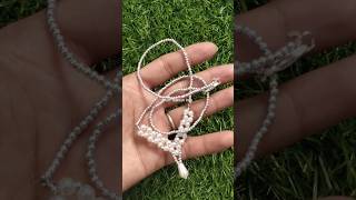 beaded necklace tutorial trending beading necklace beadedearringstutorial beadedjewelry beadwo [upl. by Presber]