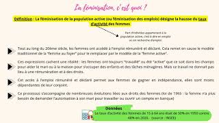 La féminisation  1 notion en 2 minutes [upl. by Rawden]