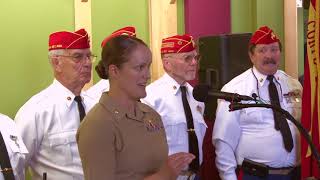 Marine Corps Mural Dedication at the MN State Veterans Cemetery [upl. by Tilden]