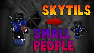 How to make yourself small in skyblock [upl. by Kachine]