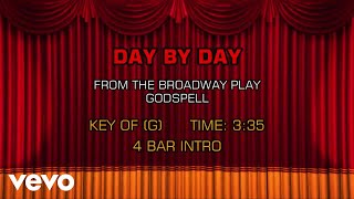 Godspell the Musical  Day By Day Karaoke [upl. by Mosra]