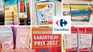 CARREFOUR FRANCE 2307 FOURNITURES SCOLAIRE RENTRÉE 📚✒️ [upl. by Lzeil]