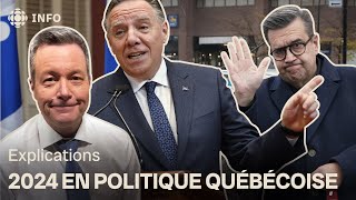 Explications  À surveiller en politique québécoise en 2024 selon Sébastien Bovet [upl. by Dorison527]