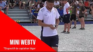 Finale FRANCE POINSOTBONETTO vs DURANDDELAHAYE  Pétanque doublette mixte de RUMILLY 2022 [upl. by Deevan]