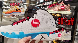 UPDATE STOCK  SALE FOOT LOCKER UP TOWN MALL  Nike Jordan  LeBron [upl. by Yrovi662]