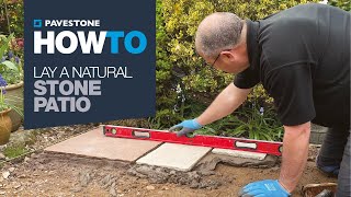 How To Lay a Natural Stone Garden Patio [upl. by Perlis]