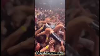 Shorts Crowd surfing gone horribly wrong 👀 [upl. by Sulienroc196]