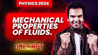 Mechanical Properties of Fluids Class 12 One Shot  Maharashtra Board Physics Revision RG LECTURES [upl. by Odelle791]