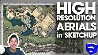 HIGH RESOLUTION AERIALS in SketchUp  How to Download Nearmap Images with Placemaker [upl. by Nilad]