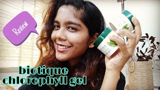 Biotique Bio chlorophyll  review  anti acne gel natty [upl. by Llenhoj]