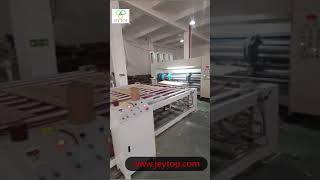 Lead edge 2 color flexo printer slotter Jeytop carton machinery [upl. by Harriette]