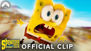 The SpongeBob Movie  SpongeBob OUT OF WATER amp Inside The Real World Full Scene  Paramount Movies [upl. by Evie]