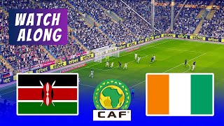 🔴 Kenya vs Ivory Coast  FIFA World Cup Qualifying  CAF 2026  PES 21 Simulation [upl. by Arocat569]