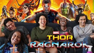 Ladies Edition Thor Ragnarok Official Trailer Reaction Mashup [upl. by Niveek795]